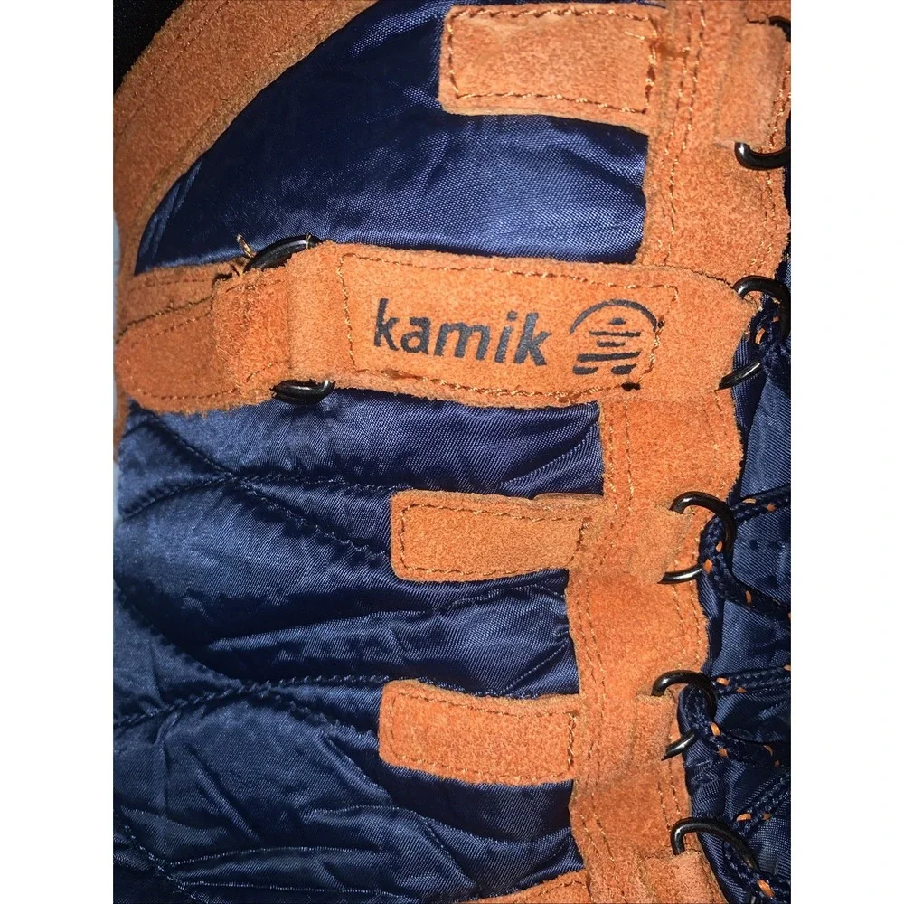 Kamik Women 8 SnowValley Insulated Waterproof Boots Mid Calf Faux Fur Thinsulate